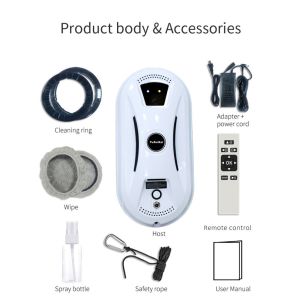 Glass Sweeping Window Cleaner Robot Customize High Rise Window Cleaning Robot