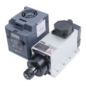 24000RPM Operating Speed YFK 2.2KW ER20 220v Air Cooled Spindle Motor with