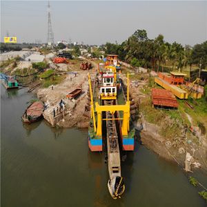 15m Dredging Depth 22inch Cutter Suction Dredger QHCSD-218 with Customized