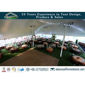 Luxury Interior Design Freeform Stretch Tent With Colorful PVC Fabric Cover