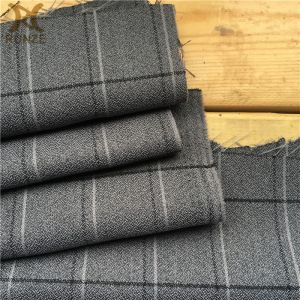 300D Polyester Cationic Big Black Line Checks Fabric for Outdoor Jackets Plaid