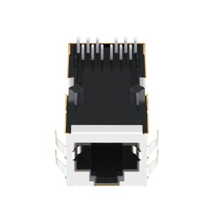 HFJT1-2GH4PRL 1A Single Port 2.5G BASE-T PoE RJ45 Magjack Tab Up Without LED