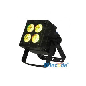 4×18W RGBWA+UV 6 in 1 LED Par Light, LED Flat Par Light, LED Uplight For Wedding