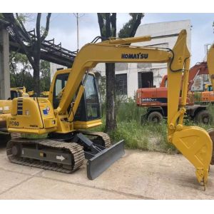 Cheap Japan six tons of second-hand strong power mini Komatsu crawler excavator PC60-7 for sale