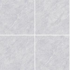 Gray Scratch-resistant 1mx1m Porcelain Glazed Polished Tiles For Dining Room and
