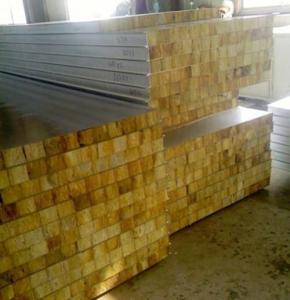 Cheap Glass Wool Insulated Roof Panels Foam Insulation Panels 80Mm Thickness for sale