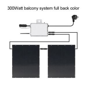 Semi Flexible Balcony Solar System Panel Adjustable Monocrystalline Silicon Type