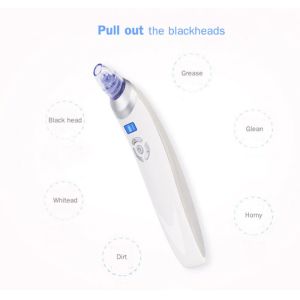 China Rechargeable Electric Pore Cleanser Facial Extractor With 4 Adjustable Suction Levels on sale