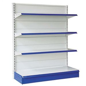 China Wall Shelf And Island Gondola Supermarket Display Shelving / Heavy Duty Rack on sale