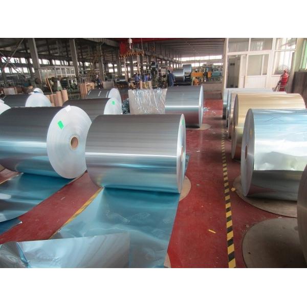 Quality Customized Laminated Aluminum Foil Jumbo Roll , Aluminium Packaging For Food wholesale
