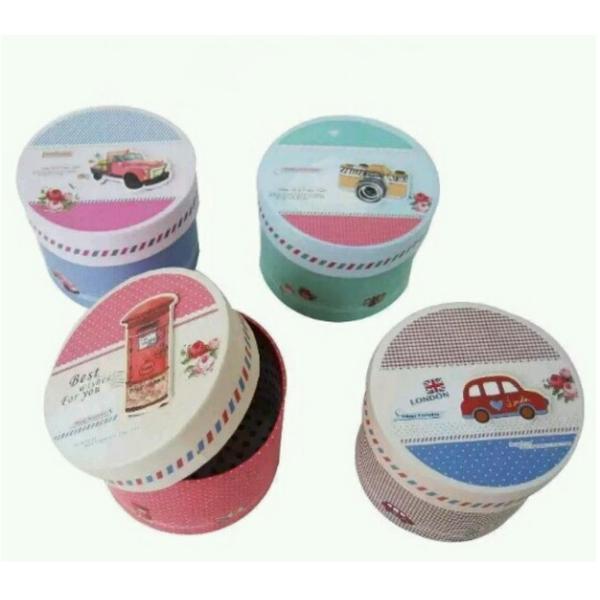 Customized paper carton tube box round cardboard with lid gift packing box
