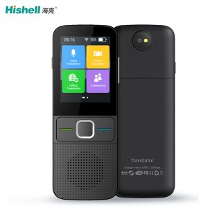 Language Translator Portable Instant Translator Device Support WiFi Black T10