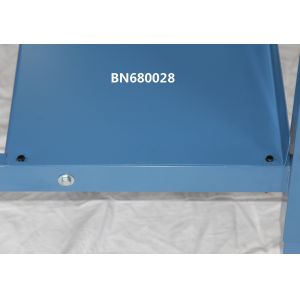 15 Inch Lower Shelf With Back Stop , Heavy Duty Steel Workbench High Strength