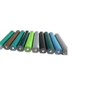 Long Lasting Vinyl ESD Antistatic PVC Floor Mat Customized Size Blue Color