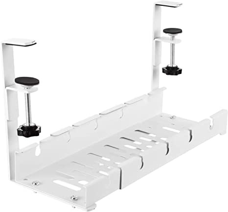 Quality Single Tier Heavy Duty Slotted Type Retractable Cable Tray Under Desk Support System wholesale