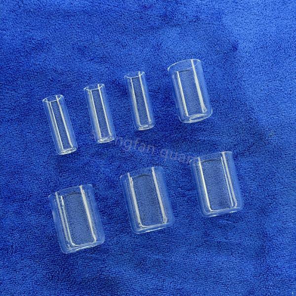 Wholesale High Temperature Resistance Custom Quartz Glass Test Tube One End