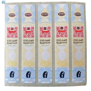 Sheet Packaging Security Label Stickers in - Customized CMYK/Pantone