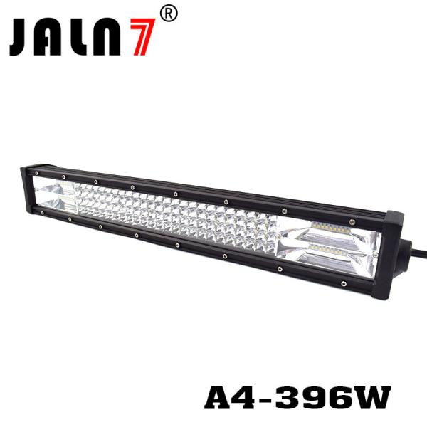 LED Light Bar JALN7 396W 4Rows Combo Beam LED Driving Lamp Super Bright Off Road Lights LED Work Light Boat Jeep