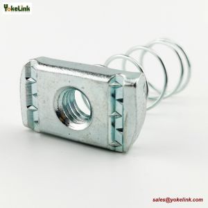 Strut Channel Spring Nut for Solar Panel Installation