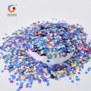 China Star GX109 Bulk Flake Glitter for Craft Cell Phone Case Glitter Powder Decoration Christmas Decoration Supplies and Star on sale