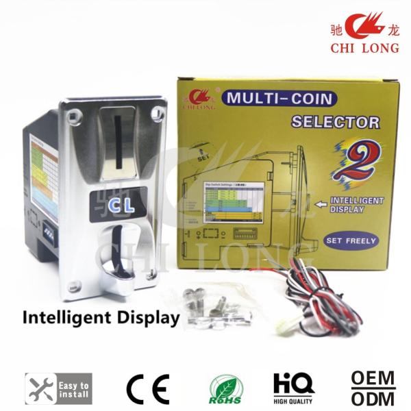 Quality Automatic Set  Multi Coin Acceptor Machine With Self Testing Alarm wholesale