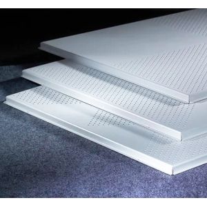 China 595x595mm Perforated Metal Ceiling Tiles Aluminum Lay In Ceiling on sale