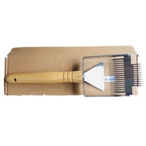 Mini Honey Uncapping Tools Bee Brush Stainless Steel Double Head Handle for