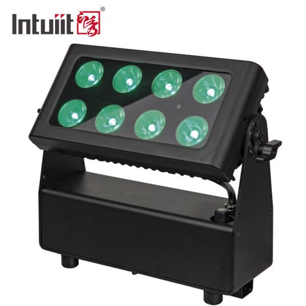 8*10W RGBWA IR Control LED Stage Lights Battery Powered Wireless City Color Wash
