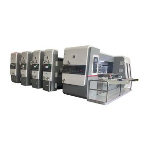 China High Speed Automatic Printer Slotter Die Cutter Machine Plc on sale