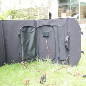 200W Portable Backup Generator Energy System 580mm Solar Panel For Camping