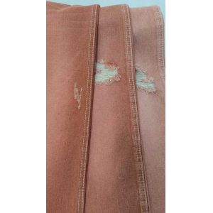 High quality 10.6oz Left Twill RED 10x7 No elastic Denim fabric JSD3023R for