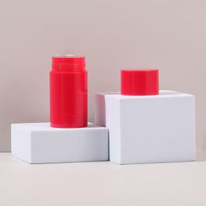 China Cylindrical 15g 30g 50g 75g 100g AS Plastic Fragrance Container Empty Deodorant Balm on sale