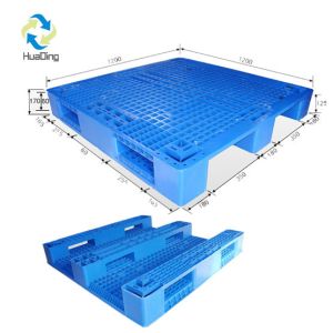 Stacking steel reinforced plastic pallet palette 1200x1200