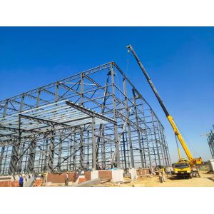 According To Customer Require Steel Structure Workshop with Optional Lighting