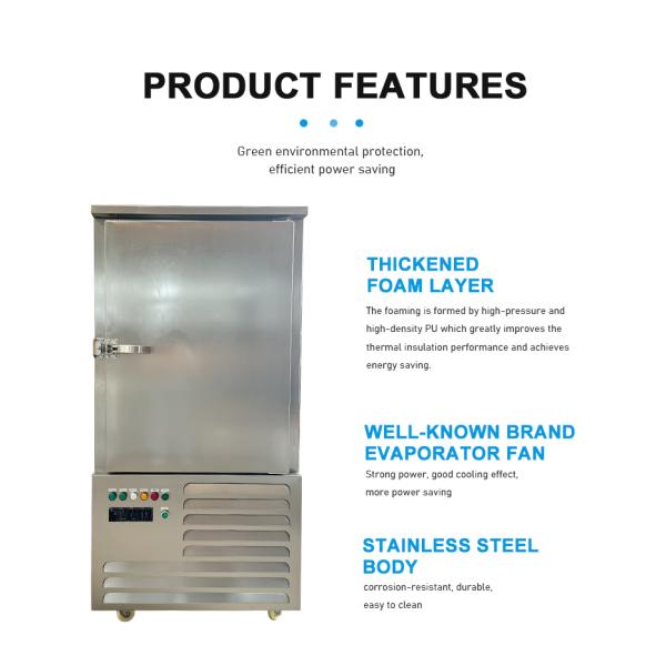 Commercial Large Capacity Air Blast Freezer 6 Trays High Stability And Safety