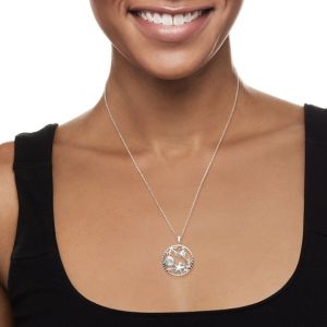 14K Gold Flash-Plated Cubic Zirconia Bar and Turtle 2-Piece Necklace Set with
