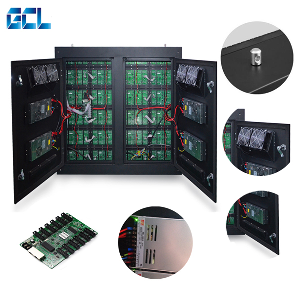 AC100-240V 50/60HZ Outdoor LED Display P6 P10 P16 Video PBC RGB 256*128mm 320mm*320mm