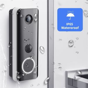 CE PIR Tuya Smart Life Video Doorbell Wifi Full Hd Video Doorbell With Chime