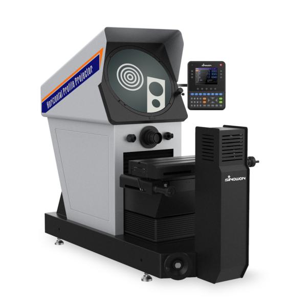 Horizontal Digital Profile Projector Great Alumimum Materialstelecentric Optical