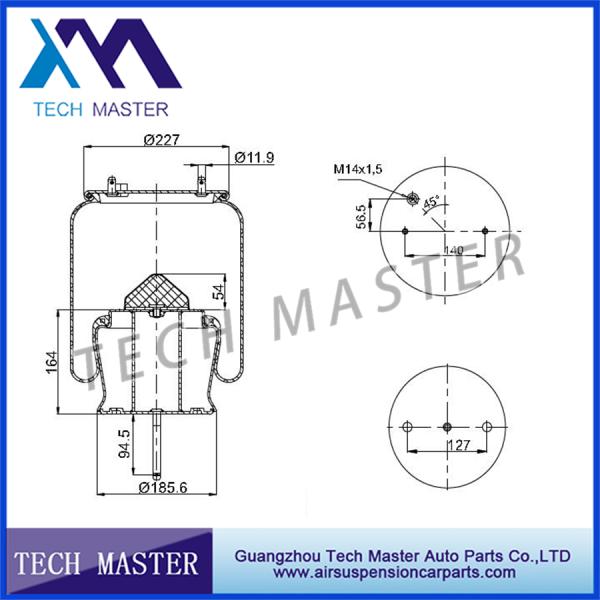 Durable Truck Air Springs For Goodyear 556 02 8560 / Firestone W01-095-0424 / Scania 1440304
