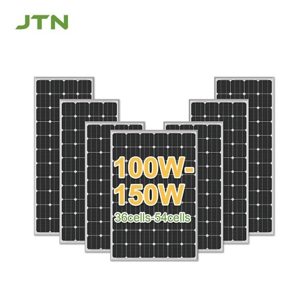 100W 110W 170W Black Mono PERC Shingled Solar Cell Panel with 23-24.2%