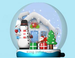 China Outdoor PVC Tarpaulin 3M Dia Inflatable Snow Globe For Advertising on sale
