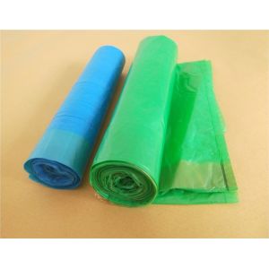 Heavy Duty Dustbin Garbage Bag Roll Custom Printed Eco Friendly Material