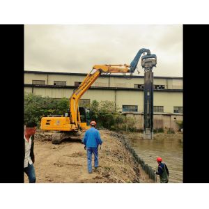 Heavy-Duty Pile Driver - 10-Meter Penetration & 2800 RPM Vibration