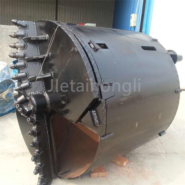 Rock Drilling Bucket 600 800 1000 1500mm For Rotary Drilling Rig Machine Bauer