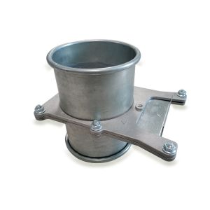 China Dust woodwork extraction Collection Blast Gate Slide Dampers 6 inch on sale