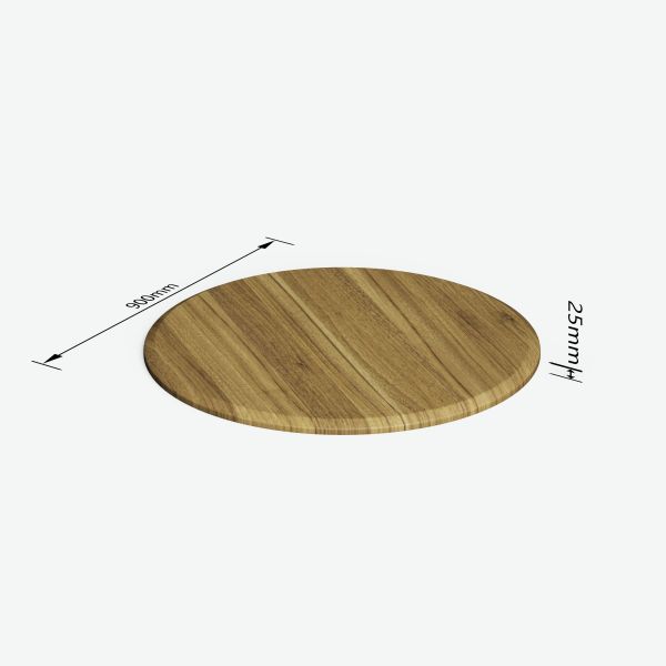 Quality Round One Piece Fantasy Walnut Desk Top Board With Edge Miling wholesale