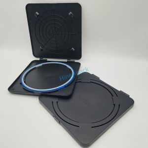 Cheap 8 Inch Black Square Single Wafer Carrier Trays Customized For Clean Room Use for sale