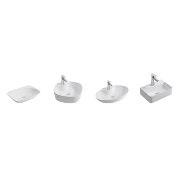 Quality Indoor Undercounter Washtub Ceramic Laundry Basin Rectangular wholesale