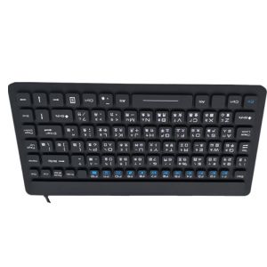 87 Keys Silicone USB PS/2 Medical Keyboard IP68 Waterproof FCC